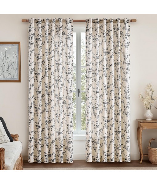 Country Farmhouse Floral Curtains